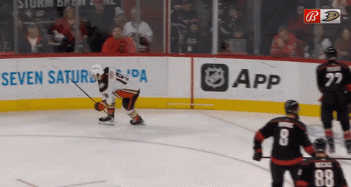 Hockey Game In Front Of App Sign GIF