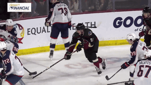 Hockey Game in Front of Desert Financial