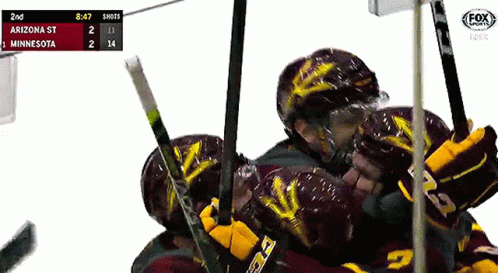 Hockey Game Minnesota vs Arizona State