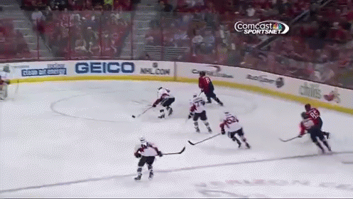 Hockey Game on Comcast SportsNet