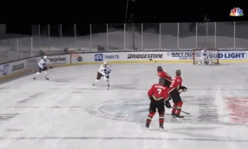 Hockey Game on Rink