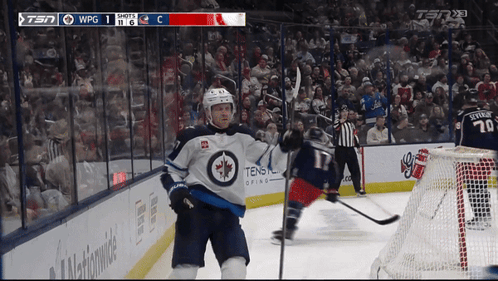 Hockey Game on TSN Score 1 to 6