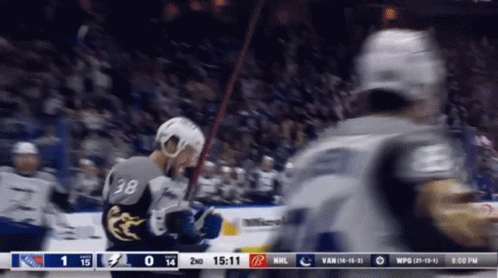 Hockey Game Score 1-0