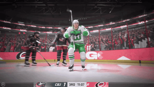 Hockey Game Score CBJ 1 3rd 11:07 R