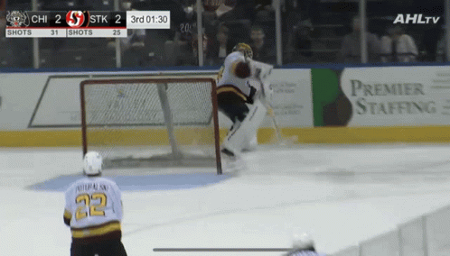 Hockey Game Tied 2-2 GIF