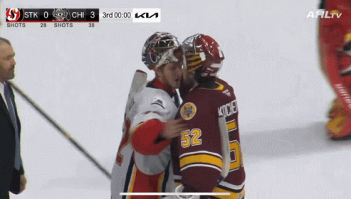 Hockey Game Tied 3-3 GIF