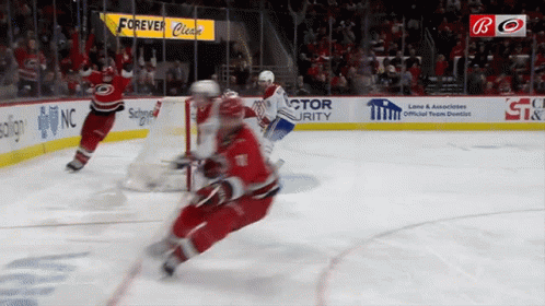 Hockey Game With Forever Clear Sign