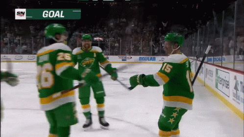 Hockey Game With Goal Display