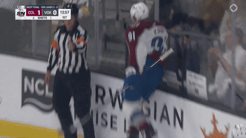 Hockey Game with RW Gian Sign