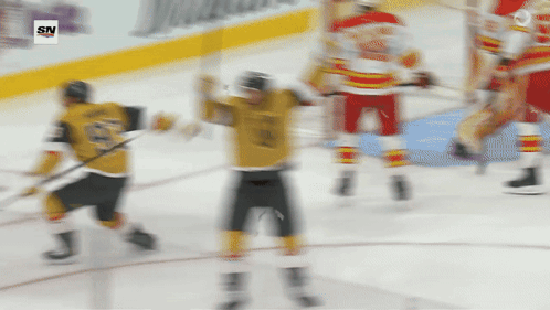 Hockey Game With Sn Letters GIF