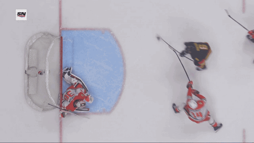Hockey Game With SN Logo GIF