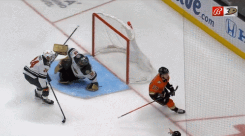 Hockey Goalie Wearing Number 37 GIF