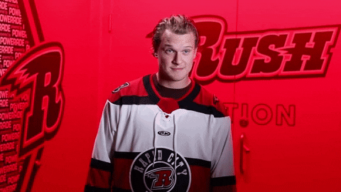 Hockey Jacob Larsson Griddy Dance GIF