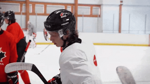 Hockey Kent Johnson Thumbs Up GIF