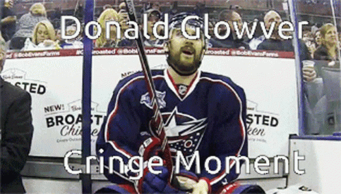 Hockey Player Donald Glovever GIF