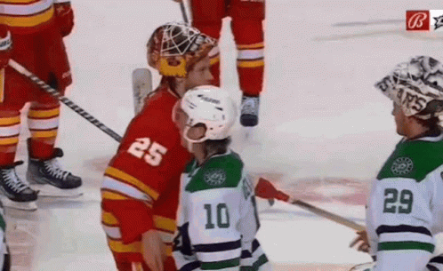 Hockey Player Hand Shake GIF