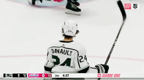 Hockey Player in Danault Jersey