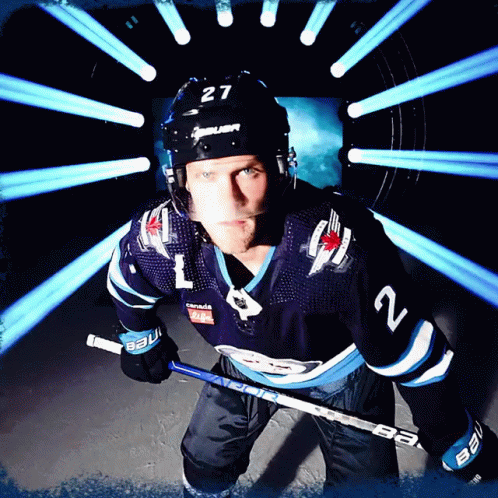 Hockey Player in Jersey 27