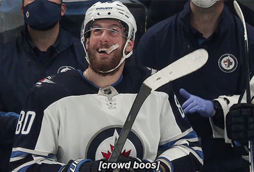 Hockey Player In Jersey Number 30 GIF