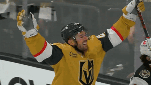 Hockey Player in Toyota Jersey