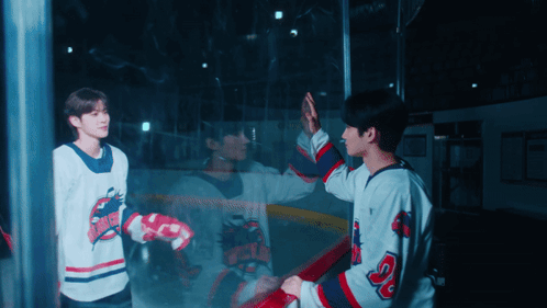 Hockey Player in White Jersey Number 26