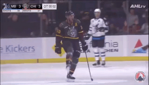 Hockey Player Number 10 GIF