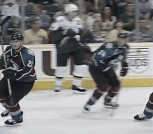 Hockey Player Number 2 Being Chased