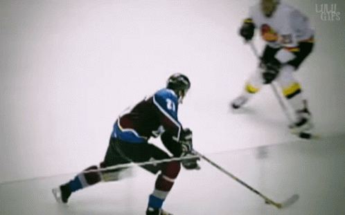 Hockey Player Number 2 Skating