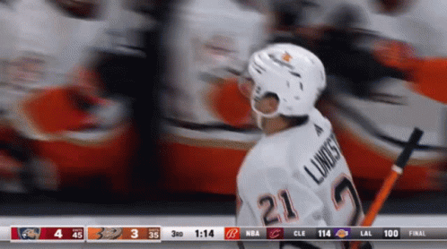 Hockey Player Number 21 GIF
