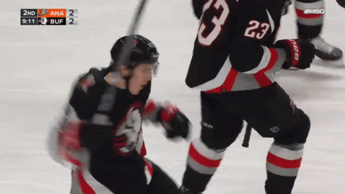 Hockey Player Number 23 GIF