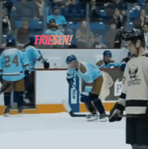 Hockey Player Number 24 on Ice