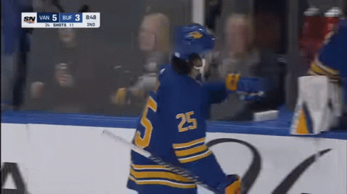 Hockey Player Number 25 GIF
