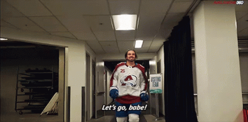 Hockey Player Number 25 Walking