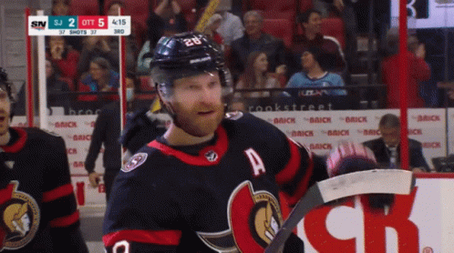 Hockey Player Number 28 On Ice GIF
