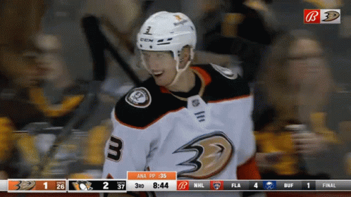 Hockey Player Number 3 Smiling GIF