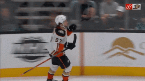 Hockey Player Number 37 GIF