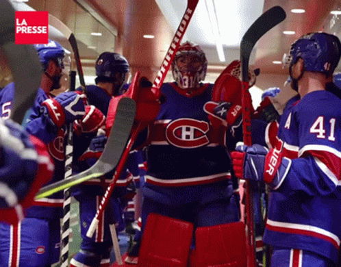 Hockey Player Number 41 Holding Stick