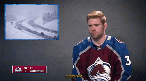 Hockey Player Number 6 Talking to Woman