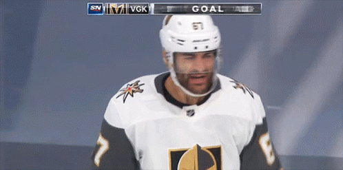 Hockey Player Number 7 by Scoreboard