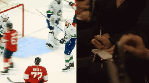 Hockey Player Number 77