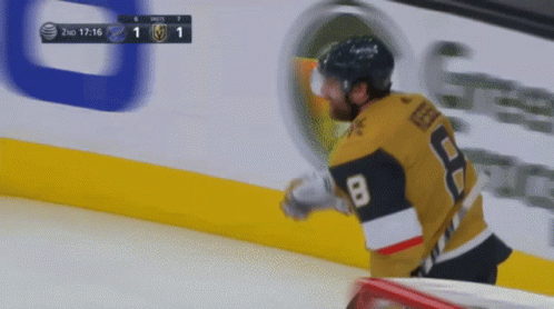 Hockey Player Number 8 GIF