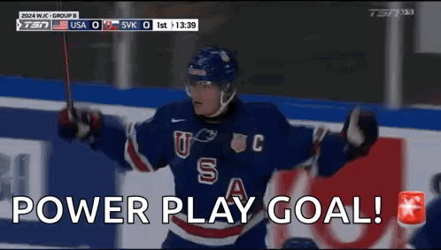 Hockey Player Power Play