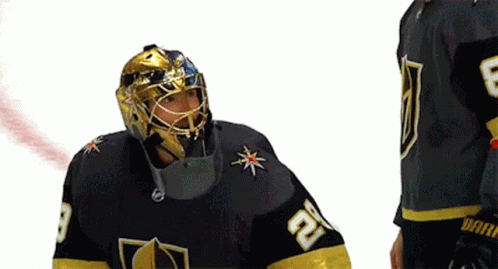 Hockey Player Wearing Black Jersey Number 2 GIF