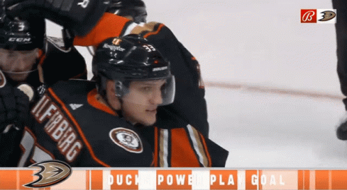 Hockey Player Wearing Leibberg Jersey GIF