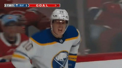 Hockey Player Wearing Number 10 Jersey GIF