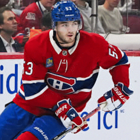 Hockey Player Wearing Number 3 Jersey