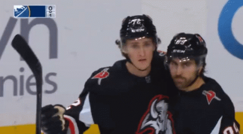 Hockey Player Wearing Number 76 Jersey GIF