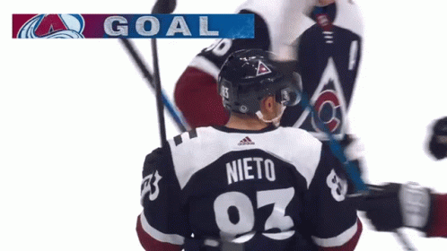 Hockey Player Wearing Number 93 Jersey