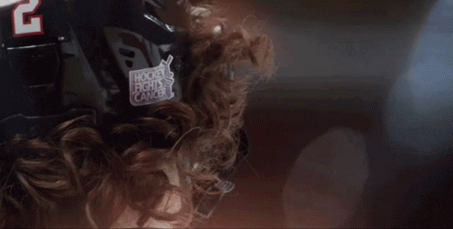 Hockey Player Wearing Oakley Helmet GIF