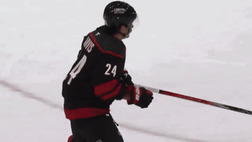 Hockey Player With Jarvis Jersey